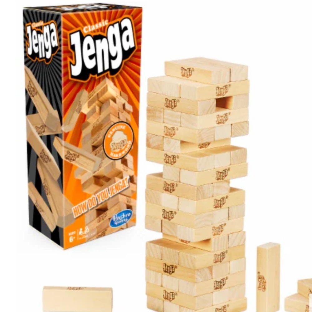 ❤️🆕 HASBRO Classic Jenga Game NIB SEALED